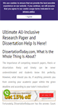 Mobile Screenshot of dissertationtoday.com